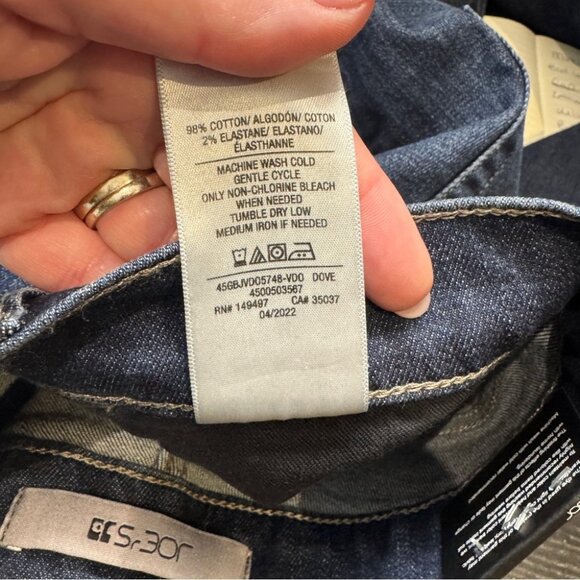 NWT Joe's Jeans High Rise Skinny Ankle in Dark Blue size 28 - Picture 7 of 7